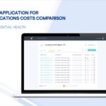 Web Application development for medications costs comparison