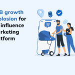 B2B growth explosion for an influence marketing platform